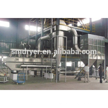 Fluid bed dryer for hydroxybenzene